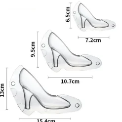 The Culinary Kit Küche & Esszimmer-3D-Schokoladenform – High Heel-Schuh-Design