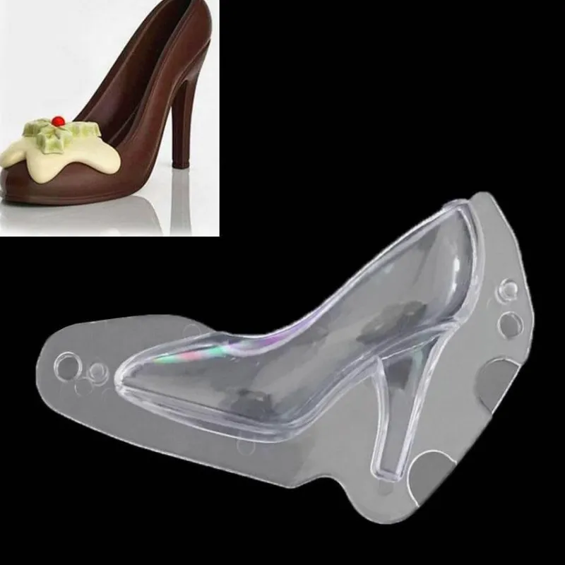 The Culinary Kit Küche & Esszimmer-3D-Schokoladenform – High Heel-Schuh-Design