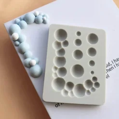 Tom Küche & Esszimmer-3D-Silikon-Blasen-Kuchenform für Kekse, Schokoladenkugeln