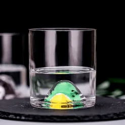 The Culinary Kit Küche & Esszimmer-3D-Tier-Weinglas – Ultraklares, einzigartiges Stielglas