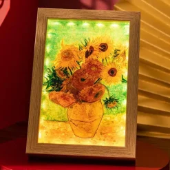 Illuminate Home Beleuchtung-3D-Treibsand-Lichtmalerei – Künstlerische LED-Wanddekoration