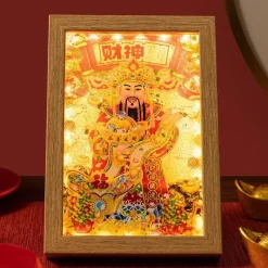 Illuminate Home Beleuchtung-3D-Treibsand-Lichtmalerei – Künstlerische LED-Wanddekoration