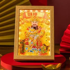 Illuminate Home Beleuchtung-3D-Treibsand-Lichtmalerei – Künstlerische LED-Wanddekoration