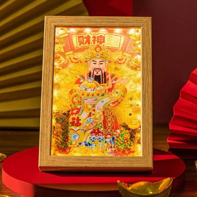 Illuminate Home Beleuchtung-3D-Treibsand-Lichtmalerei – Künstlerische LED-Wanddekoration