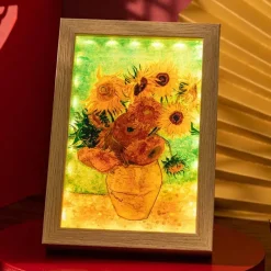 Illuminate Home Beleuchtung-3D-Treibsand-Lichtmalerei – Künstlerische LED-Wanddekoration