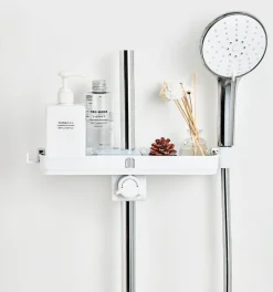 The Blissful Bath Badezimmer-Dusch-Aufbewahrungsregal – Hänge-Organizer für Badezimmerutensilien