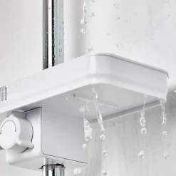 The Blissful Bath Badezimmer-Dusch-Aufbewahrungsregal – Hänge-Organizer für Badezimmerutensilien