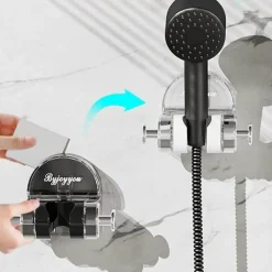 The Blissful Bath Badezimmer-Duschkopfhalter mit Ultra-Saugfunktion – Badezimmerzubehör zur Wandmontage