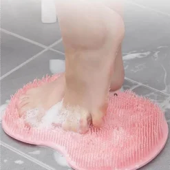 Tom Küche & Esszimmer-Duschmassagematte aus Silikon mit rutschfesten Saugnäpfen für sicheres und entspannendes Baden