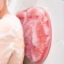 Tom Küche & Esszimmer-Duschmassagematte aus Silikon mit rutschfesten Saugnäpfen für sicheres und entspannendes Baden