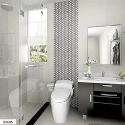 Timeless Touch Küche & Esszimmer-3D-Wandaufkleber aus Metallziegeln – selbstklebende Dekorplatten