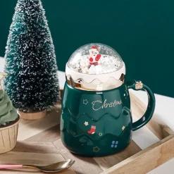 The Culinary Kit Küche & Esszimmer-3D-Weihnachtstassen – Weihnachtstrinkgefäße für festliche Stimmung