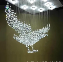 Comfort u0026 Style Beleuchtung-Eagle Chandelier - Luxury Bird-Inspired Lighting Fixture