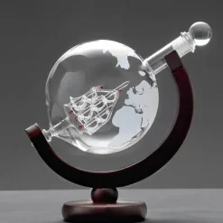 Plates u0026 More Küche & Esszimmer-Earth Decanter Set – Einzigartige Whisky- und Rotweingläser