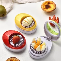 The Culinary Kit Küche & Esszimmer-Easy Egg Slicer – Multifunktionaler Eierschneider