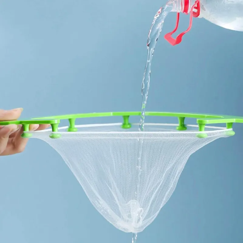 Deco Küche & Esszimmer-Eck-Abtropffilter für Küchenspüle – Wasserhahn-Siebaufsatz