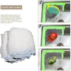 Deco Küche & Esszimmer-Eck-Abtropffilter für Küchenspüle – Wasserhahn-Siebaufsatz