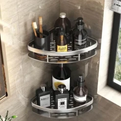 Tom Küche & Esszimmer-Eck-Duschregal – Organisierter Halter für Badezimmershampoo und Zubehör