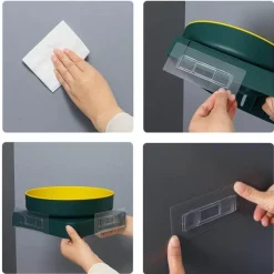 Tranquil Waters Badezimmer|Küche & Esszimmer-Eck-Küchen-Organizer – Dreieckiges Lagerregal zur Wandmontage