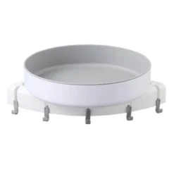 Tranquil Waters Badezimmer|Küche & Esszimmer-Eck-Küchen-Organizer – Dreieckiges Lagerregal zur Wandmontage