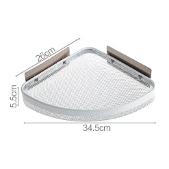 The Blissful Bath Badezimmer-Eckregal für die Dusche – platzsparende Aufbewahrungslösung für das Badezimmer