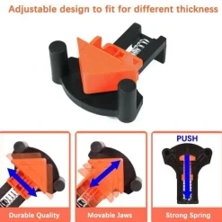 Cozy Living Heimwerkzeuge-Eckreparaturklemmensatz - Holzbearbeitungswerkzeug für die Verbindungsmontage