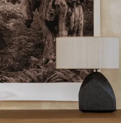 Glow u0026 Shade Beleuchtung-Eco-Friendly Table Lamp - Forest Haven Lighting Fixture