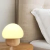 Comfort u0026 Style Beleuchtung-Eco-Friendly Wooden Mushroom Lamp - LED Accent Night Light