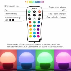 Comfort u0026 Style Beleuchtung-Eco-Friendly Wooden Mushroom Lamp - LED Accent Night Light