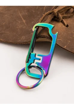 The Outdoor Vault Outdoor-Artikel|Outdoor-Gadgets-EDC Schlüsselanhänger-Multitool - Flaschenöffner aus Edelstahl