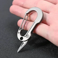 The Outdoor Vault Camping-Werkzeuge|Camping Im Freien-EDC-Schlüsselanhänger-Multifunktionsmesser aus Titanlegierung