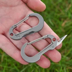 The Outdoor Vault Camping-Werkzeuge|Camping Im Freien-EDC-Schlüsselanhänger-Multifunktionsmesser aus Titanlegierung