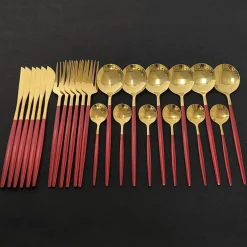 Cutlery Craft Küche & Esszimmer-Edelstahl-Besteckset - Cardini Cutlery Essbesteck