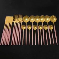 Cutlery Craft Küche & Esszimmer-Edelstahl-Besteckset - Cardini Cutlery Essbesteck