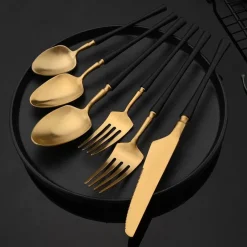 Cutlery Craft Küche & Esszimmer-Edelstahl-Besteckset – Elegantes Essgeschirr