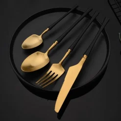 Cutlery Craft Küche & Esszimmer-Edelstahl-Besteckset – Elegantes Essgeschirr