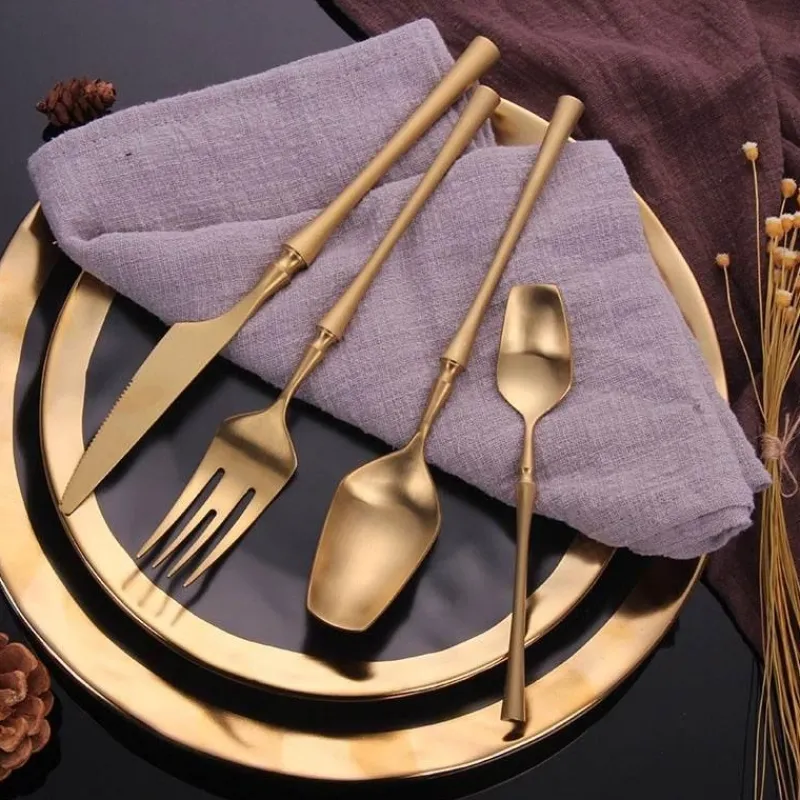 Cutlery Craft Küche & Esszimmer-Edelstahl-Besteckset – Modernes, elegantes Essbesteck