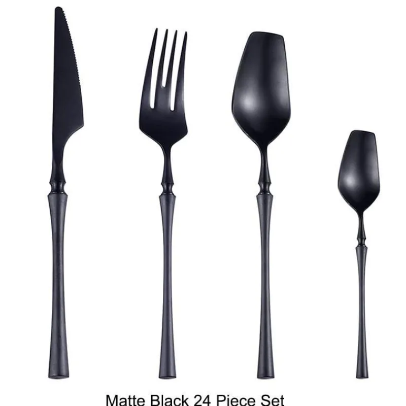 Cutlery Craft Küche & Esszimmer-Edelstahl-Besteckset – Modernes, elegantes Essbesteck