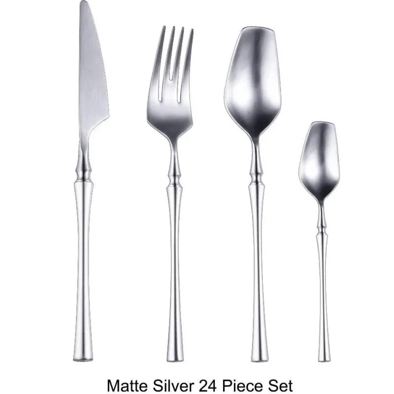 Cutlery Craft Küche & Esszimmer-Edelstahl-Besteckset – Modernes, elegantes Essbesteck