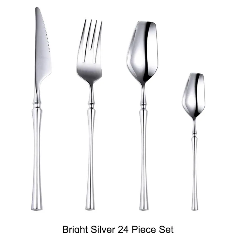 Cutlery Craft Küche & Esszimmer-Edelstahl-Besteckset – Modernes, elegantes Essbesteck