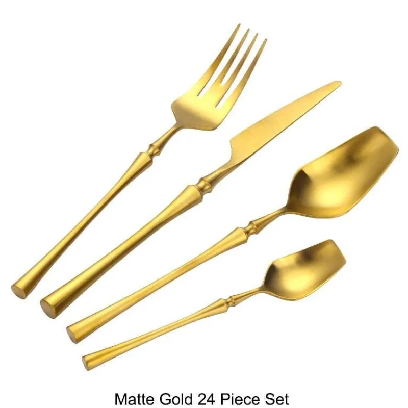 Cutlery Craft Küche & Esszimmer-Edelstahl-Besteckset – Modernes, elegantes Essbesteck