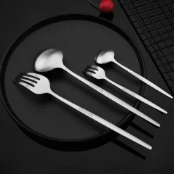Cutlery Craft Küche & Esszimmer-Edelstahl-Besteckset Modernes, elegantes Besteck für das Essen