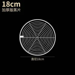 Tom Küche & Esszimmer-Edelstahl-Dampfgarer für Teigtaschen und Eier für perfekt gedämpfte