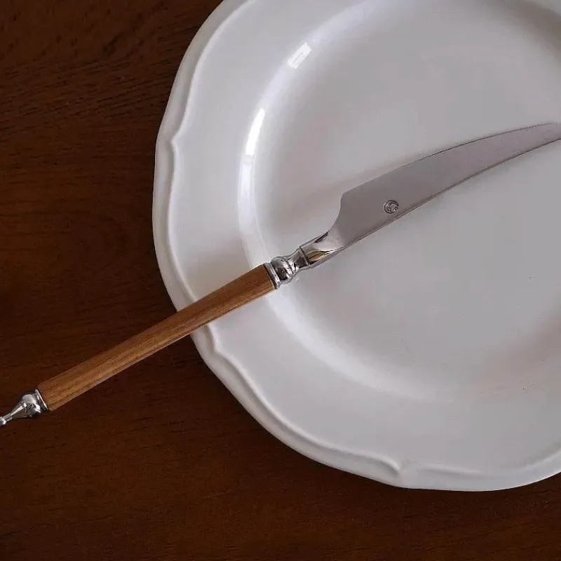 Feast u0026 Flair Küche & Esszimmer-Edelstahl-Geschirrset - 5-teilig mit Holzgriff