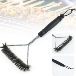 Adventure Basecamp Camping Im Freien|Küche & Esszimmer-Edelstahl-Grillbürste – Hochleistungsreiniger für Grills