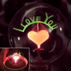 The Gilded Nest Beleuchtung-Edison-Glühbirne Love Lamp - Dekorative Vintage-Beleuchtungsvorrichtung