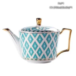 Feast u0026 Flair Küche & Esszimmer-Edle Teekanne aus Bone China – Europäisches Porzellan für Teeliebhaber