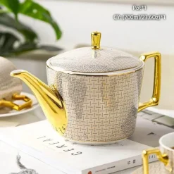 Feast u0026 Flair Küche & Esszimmer-Edle Teekanne aus Bone China – Europäisches Porzellan für Teeliebhaber