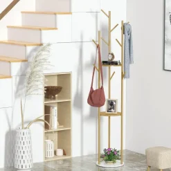 The Lounge Loft Möbel-Edle Wandgarderobe – Stilvoller Organizer für Hüte und Mäntel