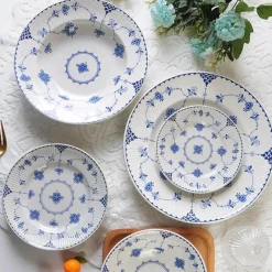 Elegance at the Table Küche & Esszimmer-Edler Keramik-Essteller – Stilvoller Steak-Salatteller